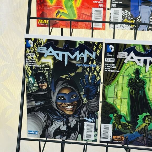 New 52 Batman 30-36 38-39 Variant Lot Lego Selfie Alfred E Nueman Mad Bombshell - Picture 6 of 6